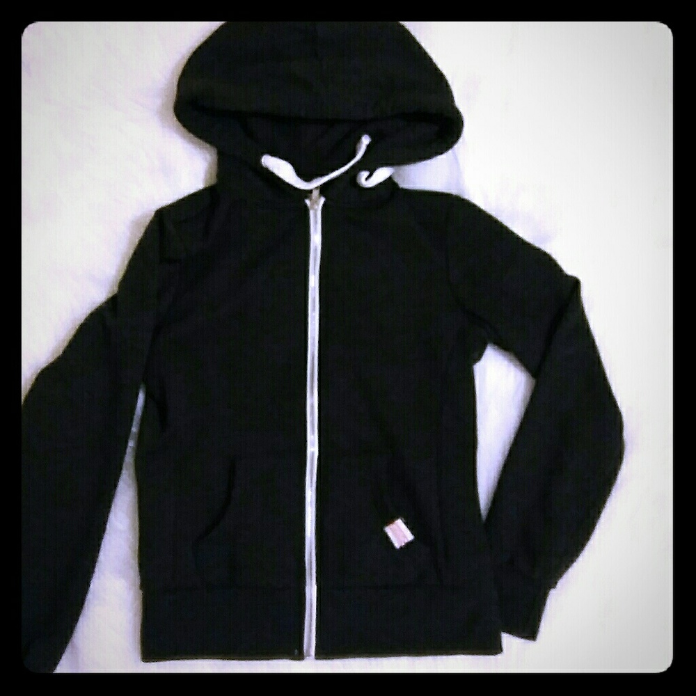 Hooded zipper jacket